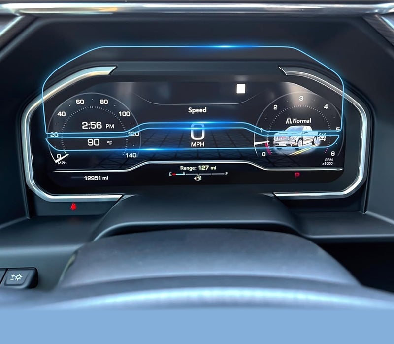 LFOTPP For 2025 2026 GMC Sierra Screen Protector- (2PCS)2022-2026 Sierra 1500& 2024-2026 Sierra 2500HD 3500HD (SLE/Elevation/SLT/AT4/AT4X/Denali/Denali Ultimate) 12.3 Inch Dash Touchscreen [HD Glass] - Image 1